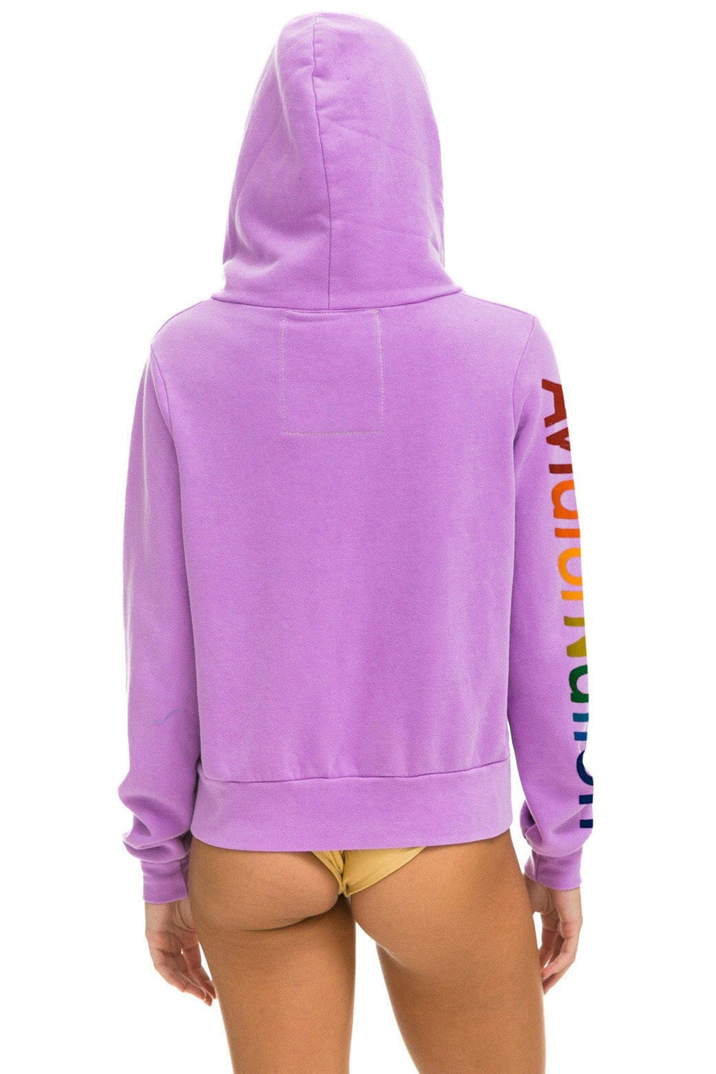 Retro AVIATOR NATION ASPEN HOODIE - NEON PURPLE