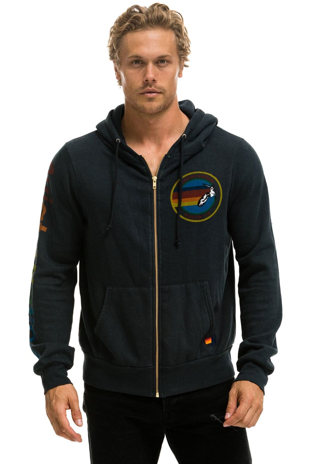 Retro AVIATOR NATION AUSTIN HOODIE - CHARCOAL