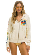 Retro AVIATOR NATION AUSTIN HOODIE - VINTAGE WHITE