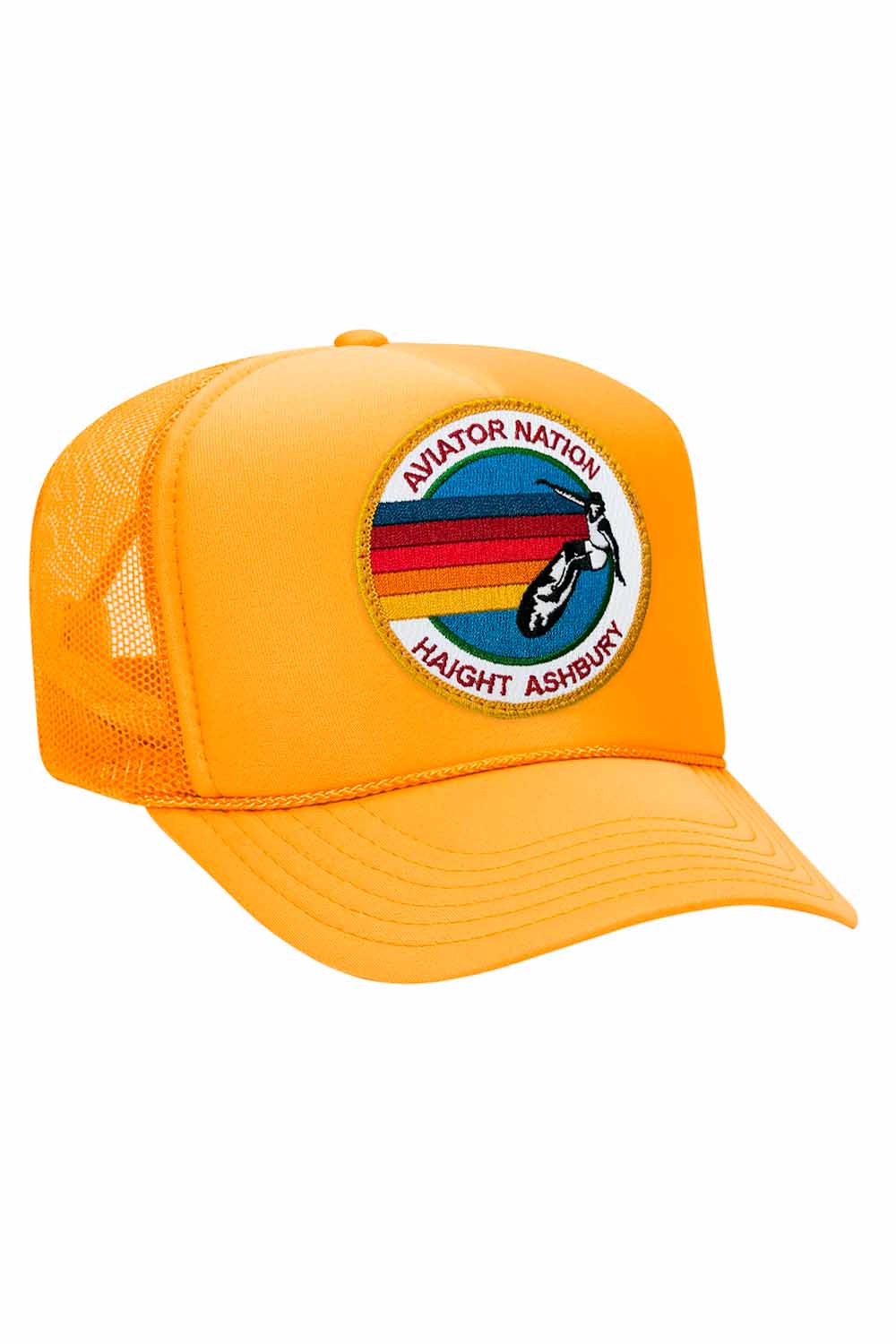 Retro AVIATOR NATION HAIGHT ASHBURY TRUCKER HAT