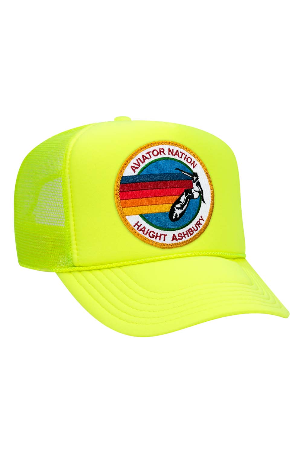 Retro AVIATOR NATION HAIGHT ASHBURY TRUCKER HAT