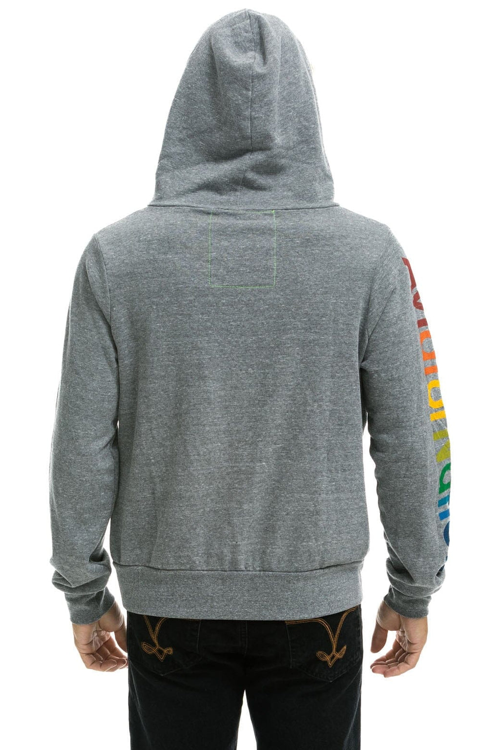 Retro AVIATOR NATION HAMPTONS HOODIE - HEATHER GREY