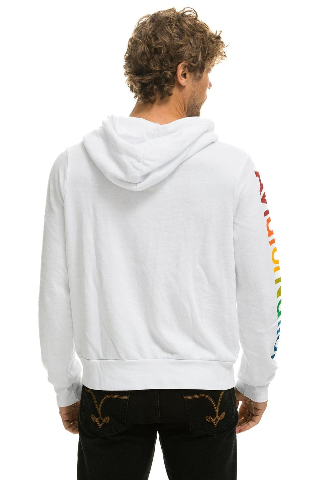Retro AVIATOR NATION HAMPTONS HOODIE - WHITE