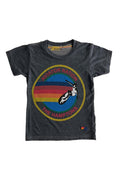 Retro KIDS AVIATOR NATION HAMPTONS TEE - CHARCOAL