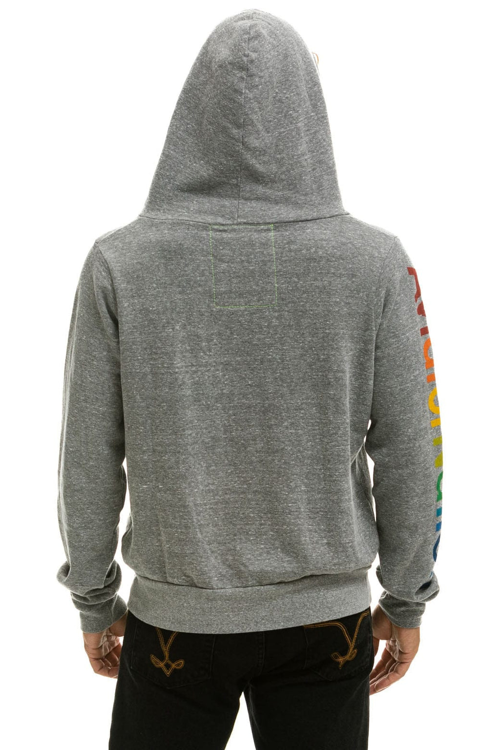 Retro AVIATOR NATION VENICE HOODIE - HEATHER GREY
