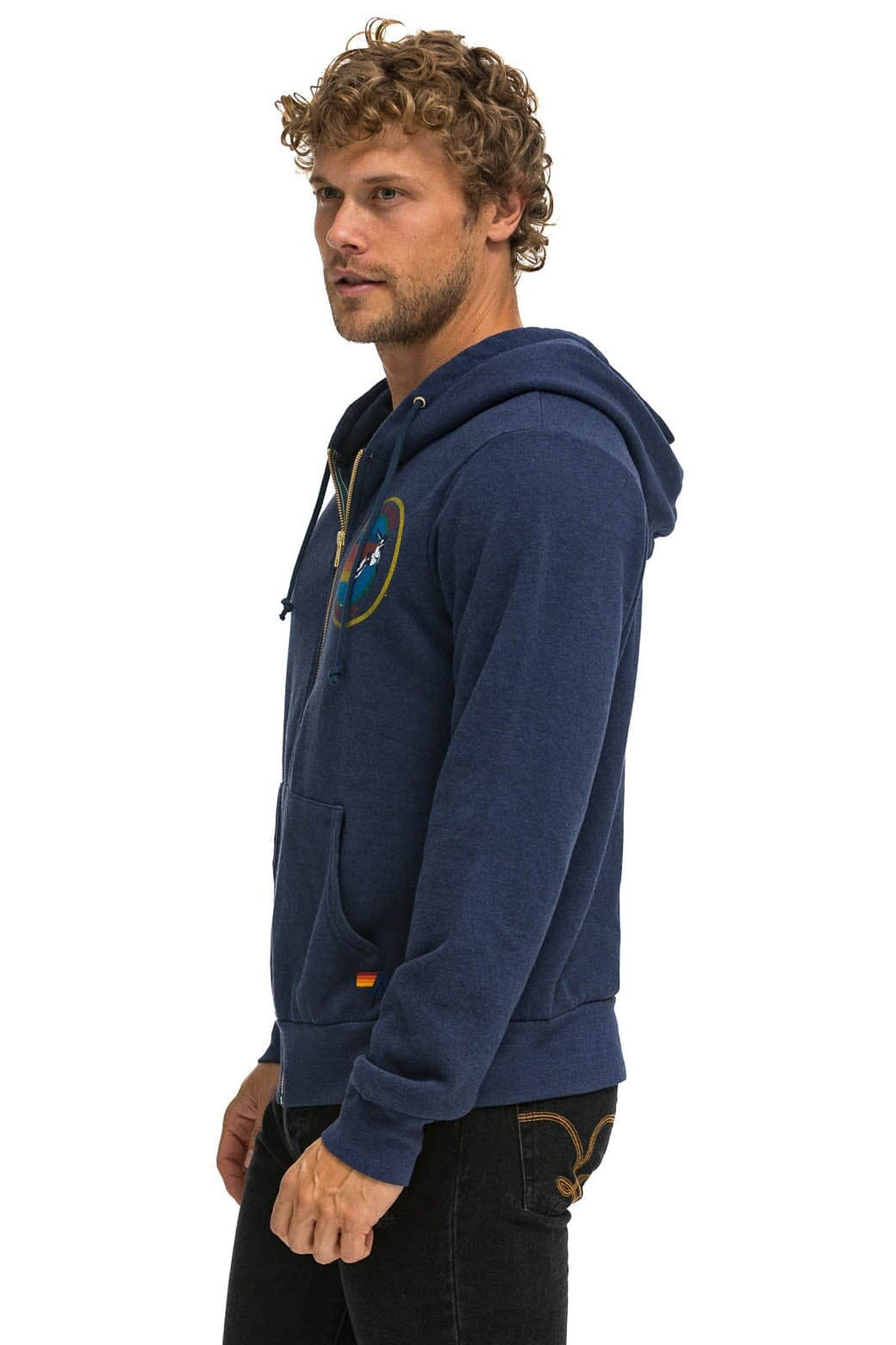 Retro AVIATOR NATION VENICE HOODIE - NAVY