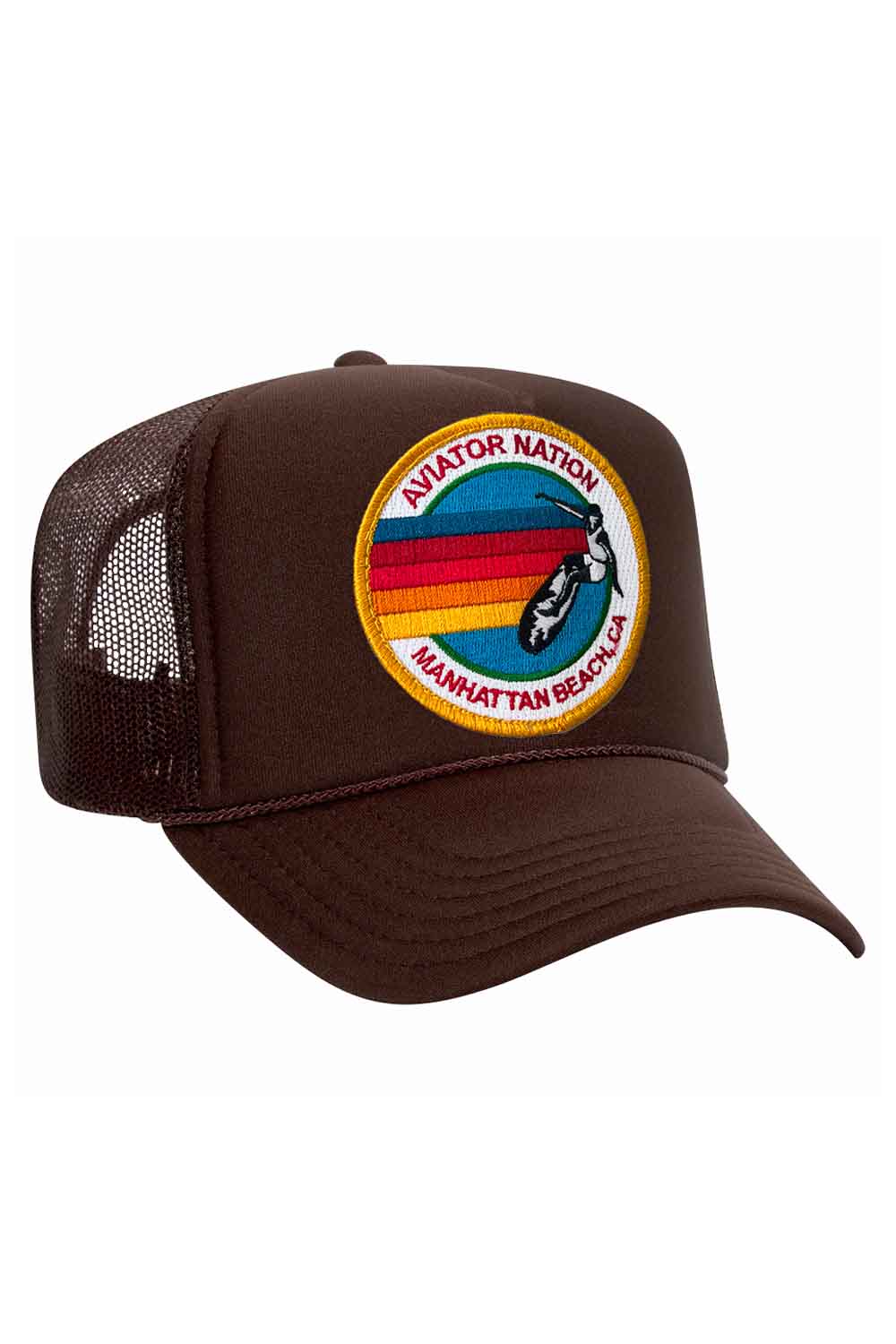 Retro AVIATOR NATION MANHATTAN BEACH TRUCKER HAT