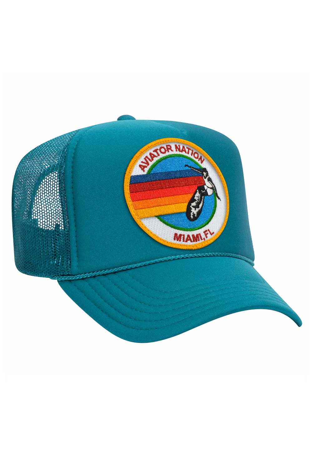 Retro AVIATOR NATION MIAMI TRUCKER HAT