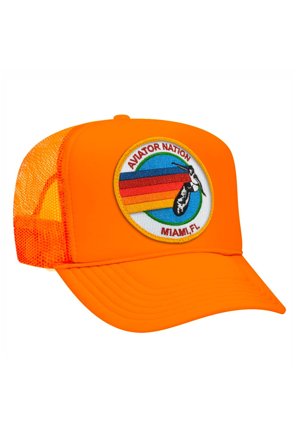 Retro AVIATOR NATION MIAMI TRUCKER HAT