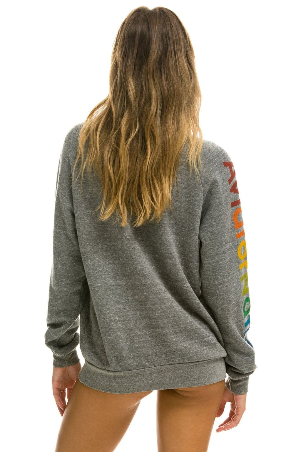 Retro AVIATOR NATION MILL VALLEY SWEATSHIRT - HEATHER GREY