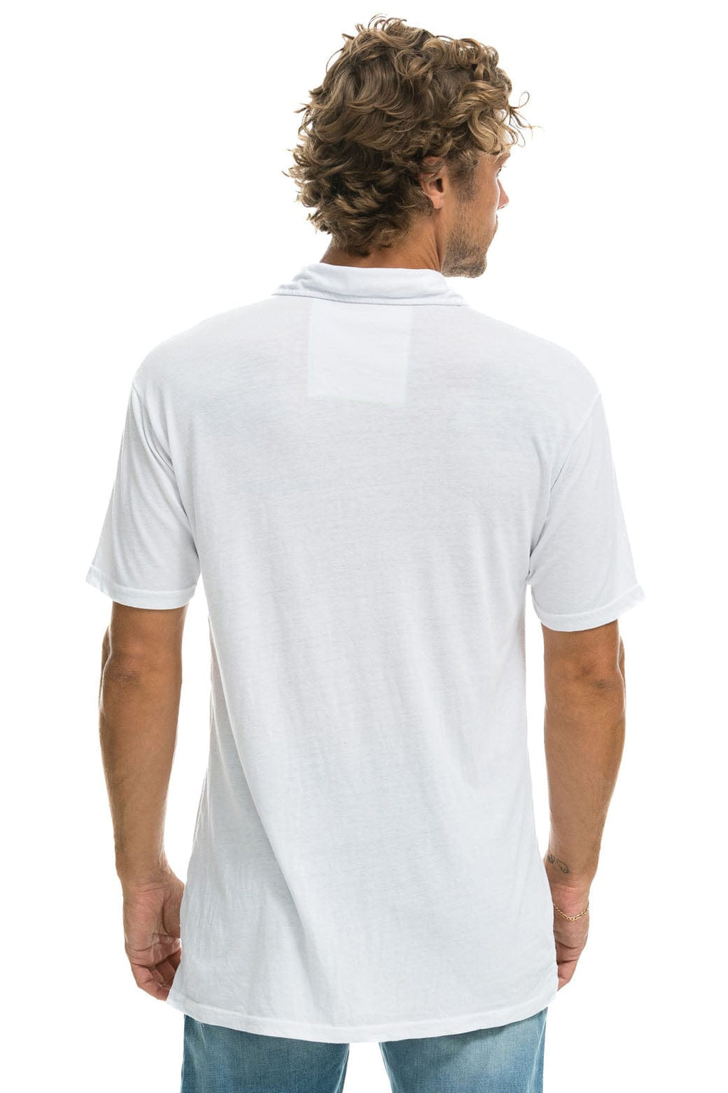 Retro AVIATOR NATION POLO - WHITE