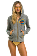 Retro AVIATOR NATION SAN FRANCISCO HOODIE - HEATHER GREY