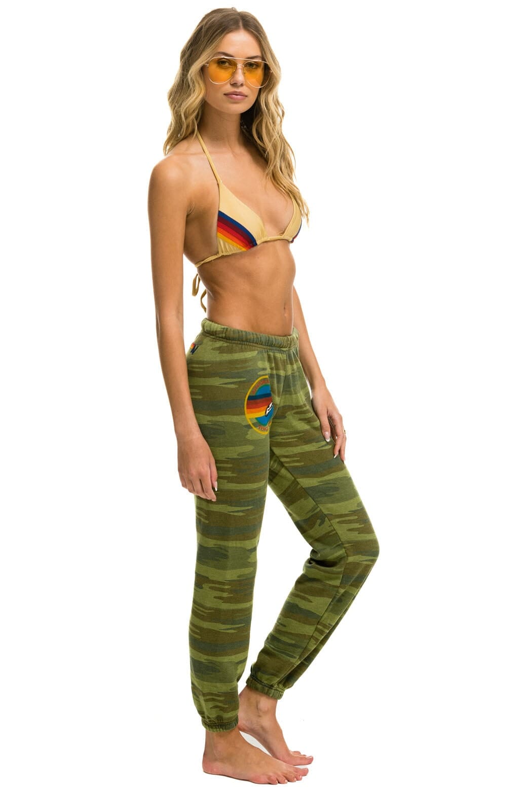 Retro AVIATOR NATION VENICE SWEATPANTS - CAMO