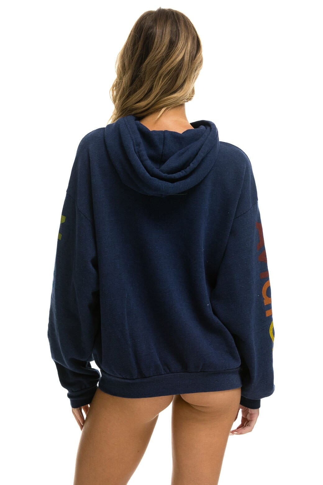 Retro AVIATOR NATION VAIL RELAXED PULLOVER HOODIE - NAVY