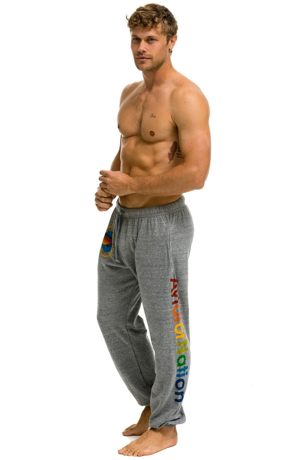 Retro AVIATOR NATION VAIL SWEATPANTS - HEATHER