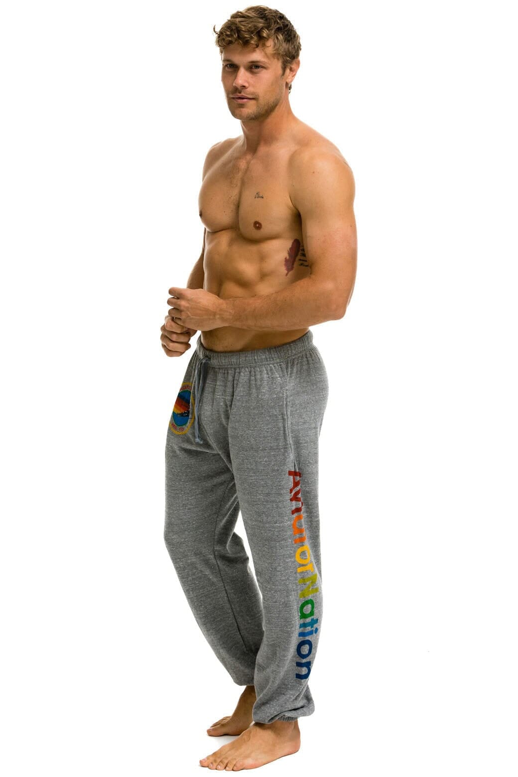 Retro AVIATOR NATION VAIL SWEATPANTS - HEATHER