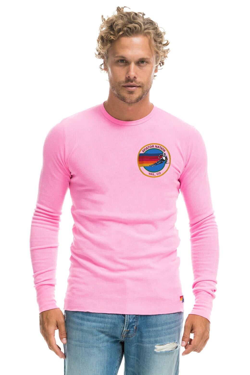 Retro AVIATOR NATION VAIL THERMAL - NEON PINK