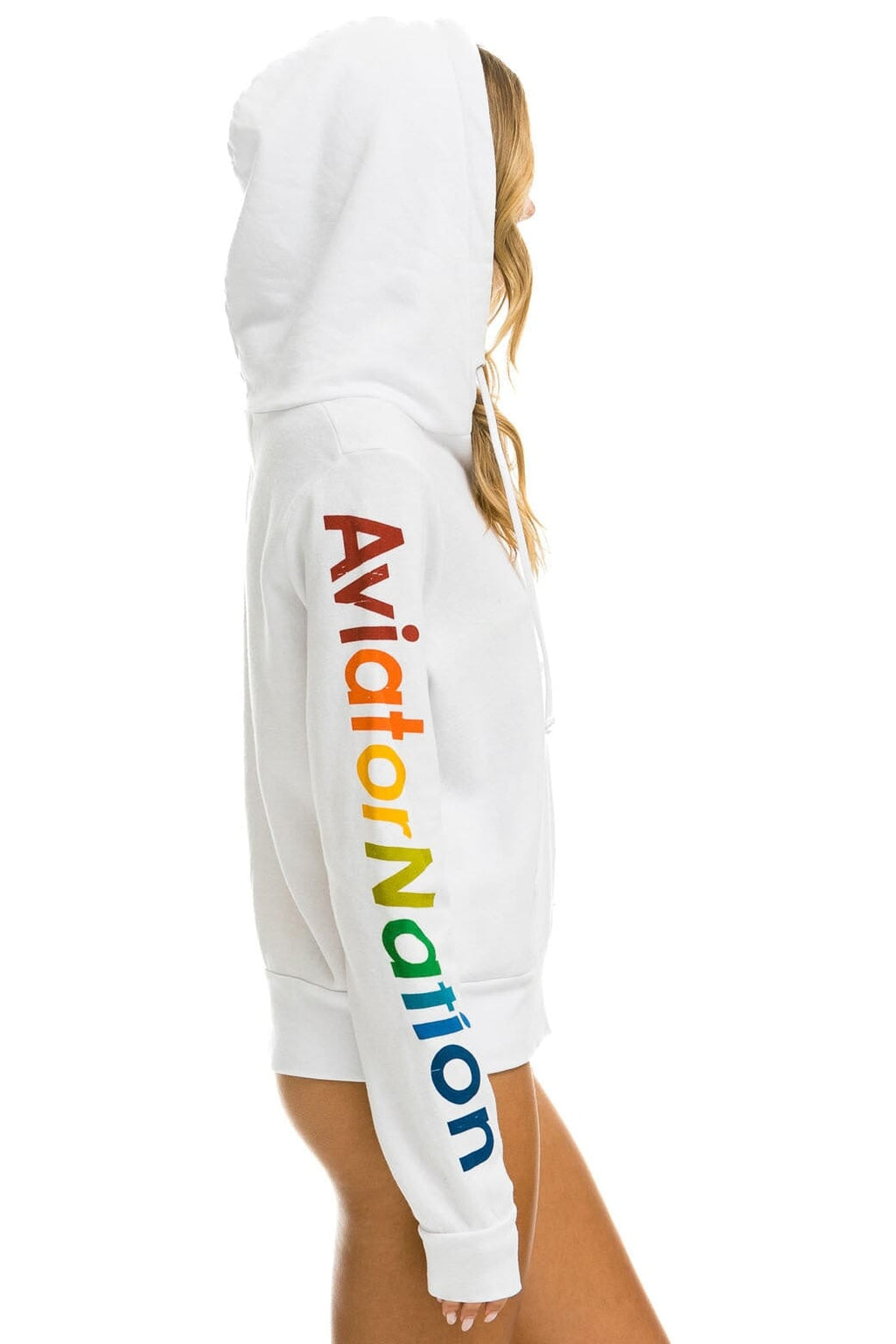 Retro AVIATOR NATION VAIL ZIP HOODIE - WHITE