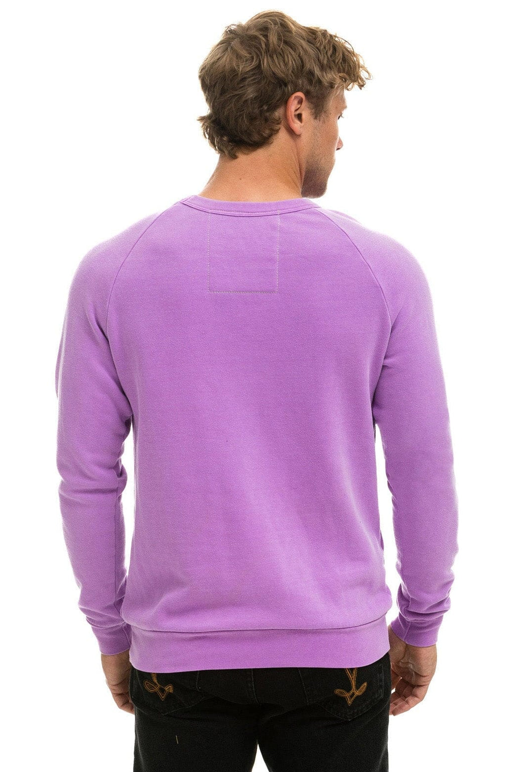 Retro BOLT CREW SWEATSHIRT - NEON PURPLE NEON PINK