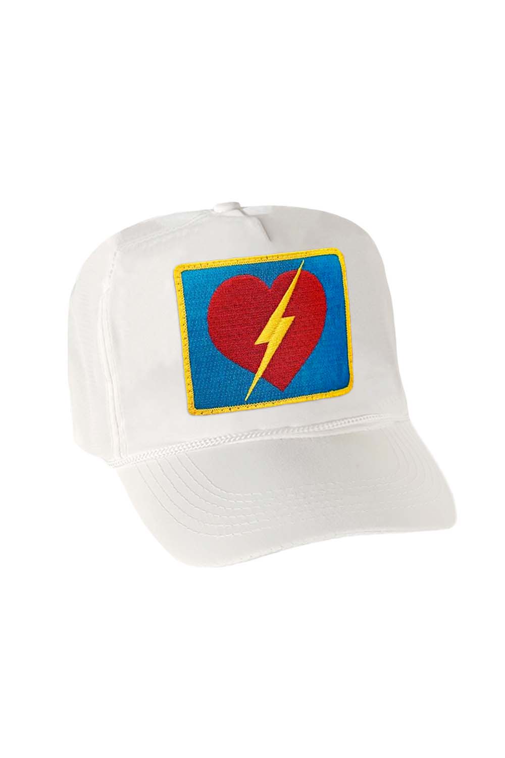 Retro BOLT HEART VINTAGE NYLON TRUCKER HAT