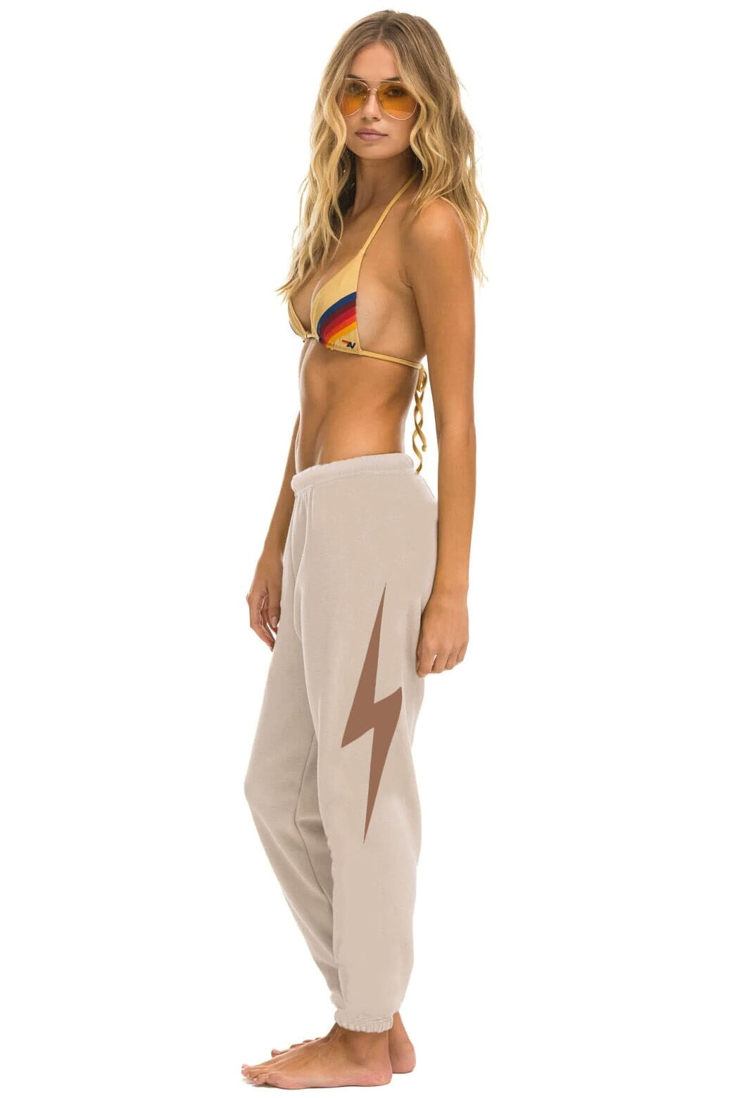 Retro BOLT SWEATPANTS - SAND MOCHA