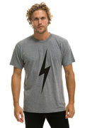 Retro BOLT TEE - HEATHER GREY