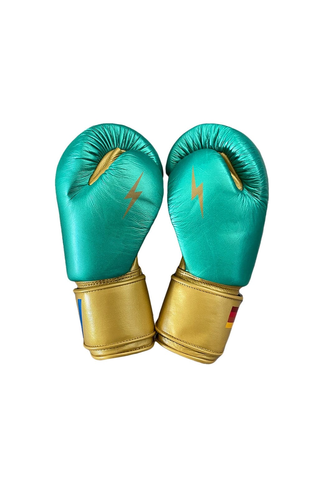 Retro BOXING GLOVES - GREEN GOLD