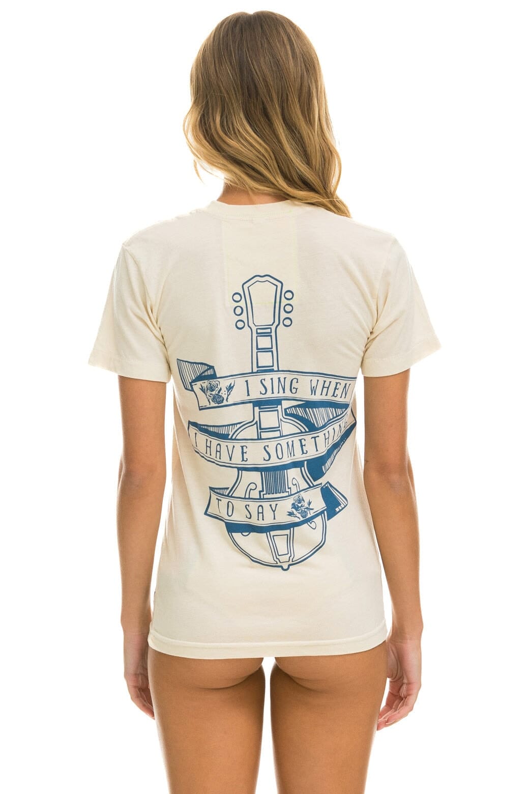 Retro HUNGER GAMES CREW TEE SHIRT - VINTAGE WHITE