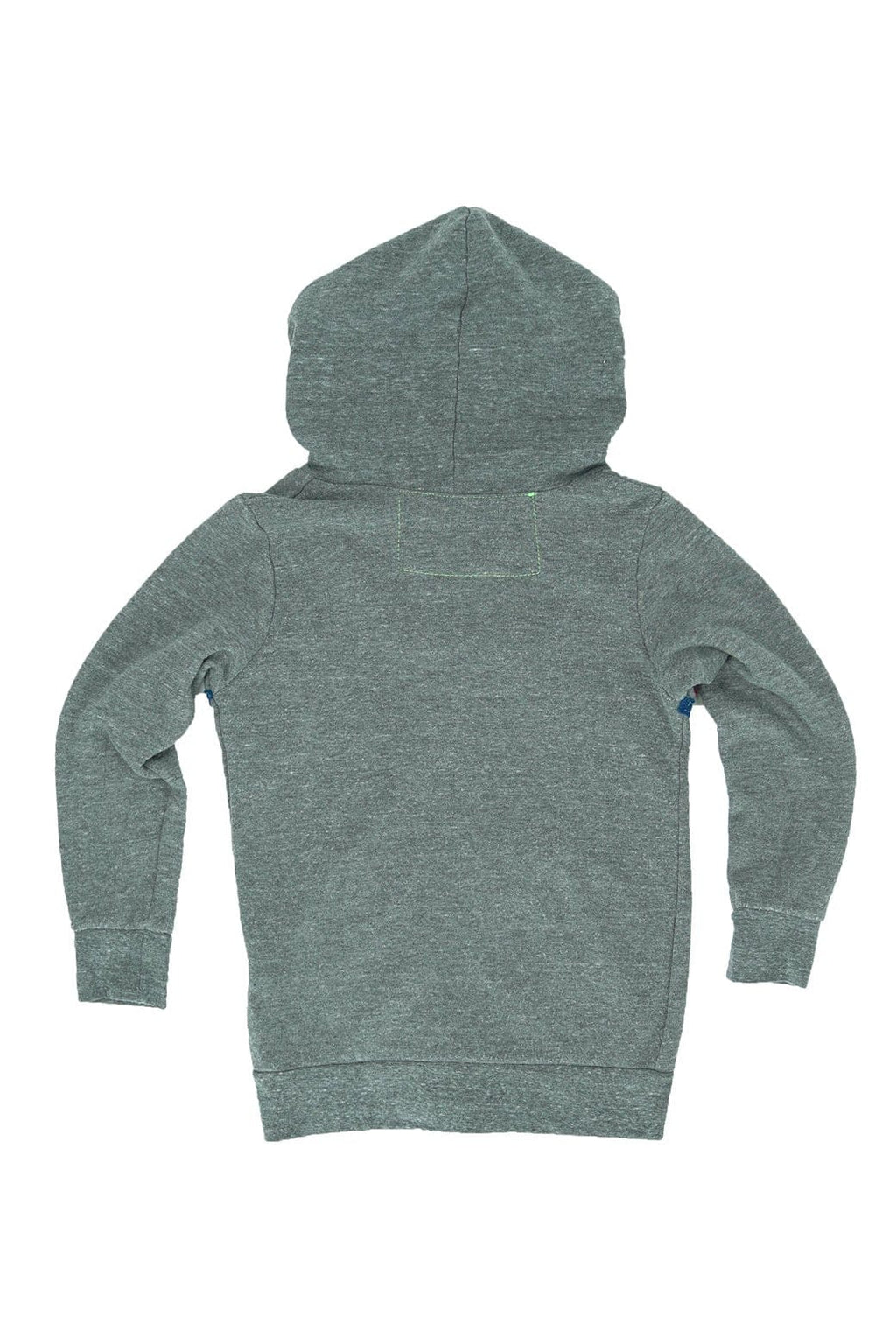 Retro KIDS 5 STRIPE HOODIE - HEATHER GREY BLUE STRIPES