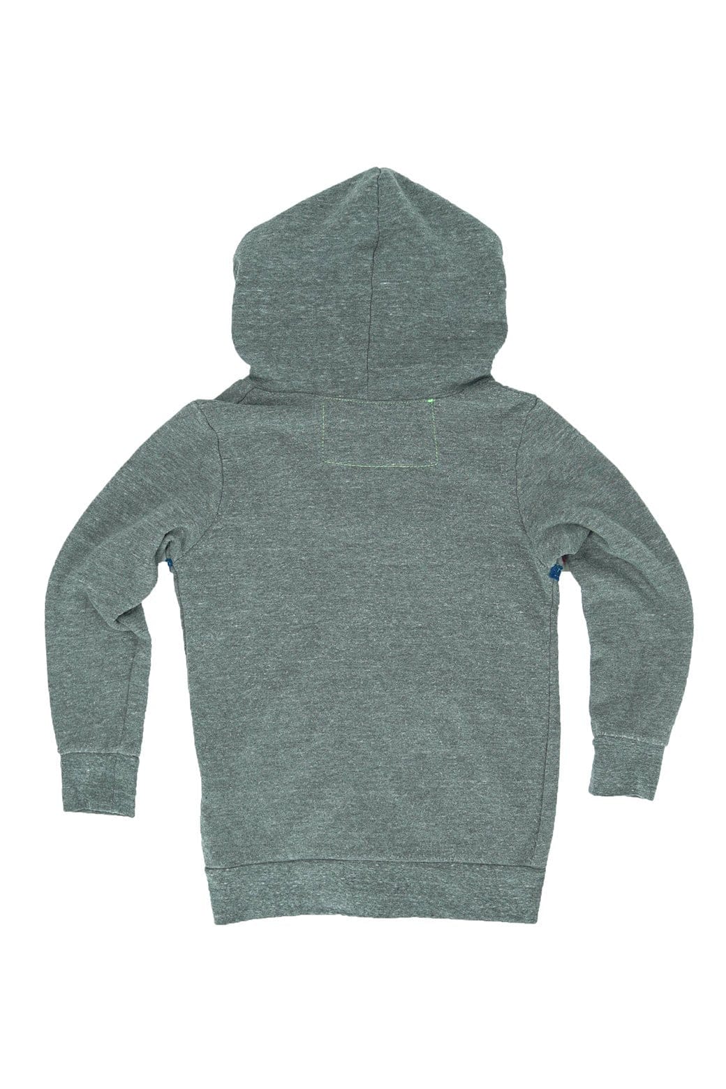 Retro KIDS 5 STRIPE HOODIE - HEATHER GREY BLUE STRIPES
