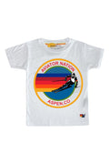 Retro KIDS AVIATOR NATION ASPEN TEE - WHITE