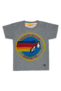 Retro KIDS AVIATOR NATION AUSTIN TEE - HEATHER GREY