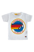 Retro KIDS AVIATOR NATION LA JOLLA TEE - WHITE