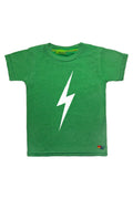 Retro KIDS BOLT TEE - KELLY GREEN