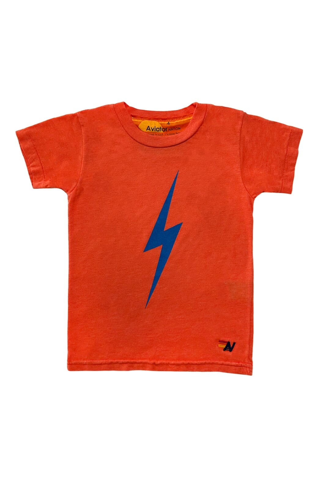 Retro KIDS BOLT TEE - ORANGE