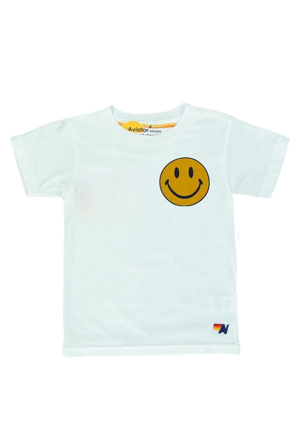 Retro KIDS SMILEY 2 TEE - WHITE