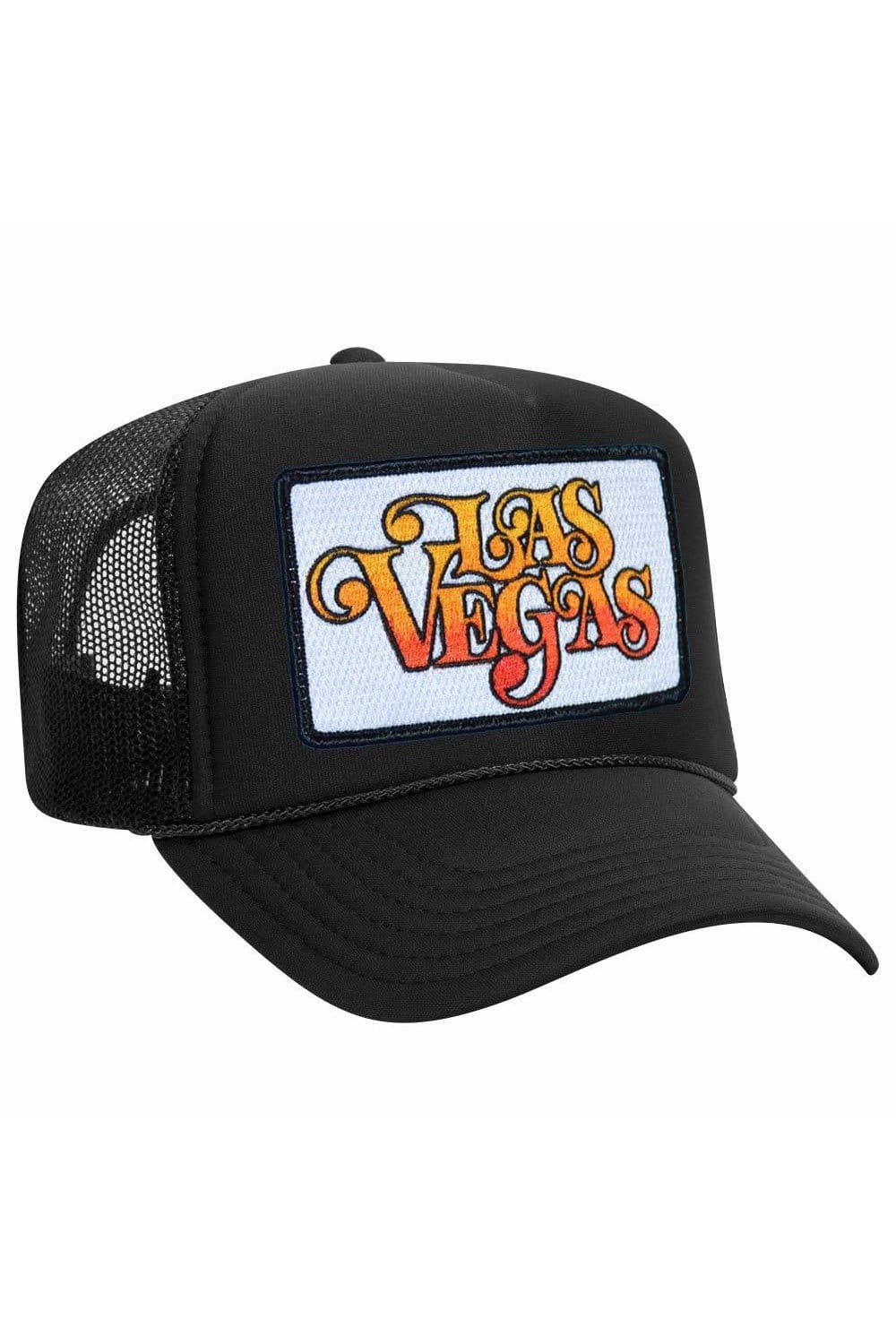 Retro LAS VEGAS SCRIPT TRUCKER HAT