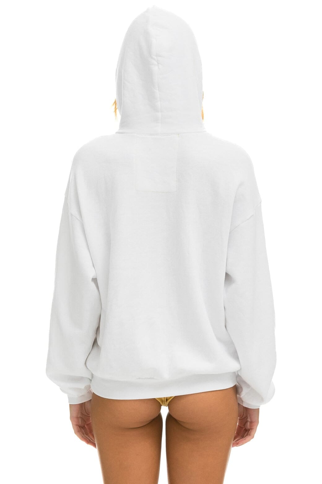 Retro LOCALS ONLY RELAXED PULLOVER HOODIE - WHITE
