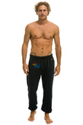 Retro LOGO SWEATPANTS - CHARCOAL