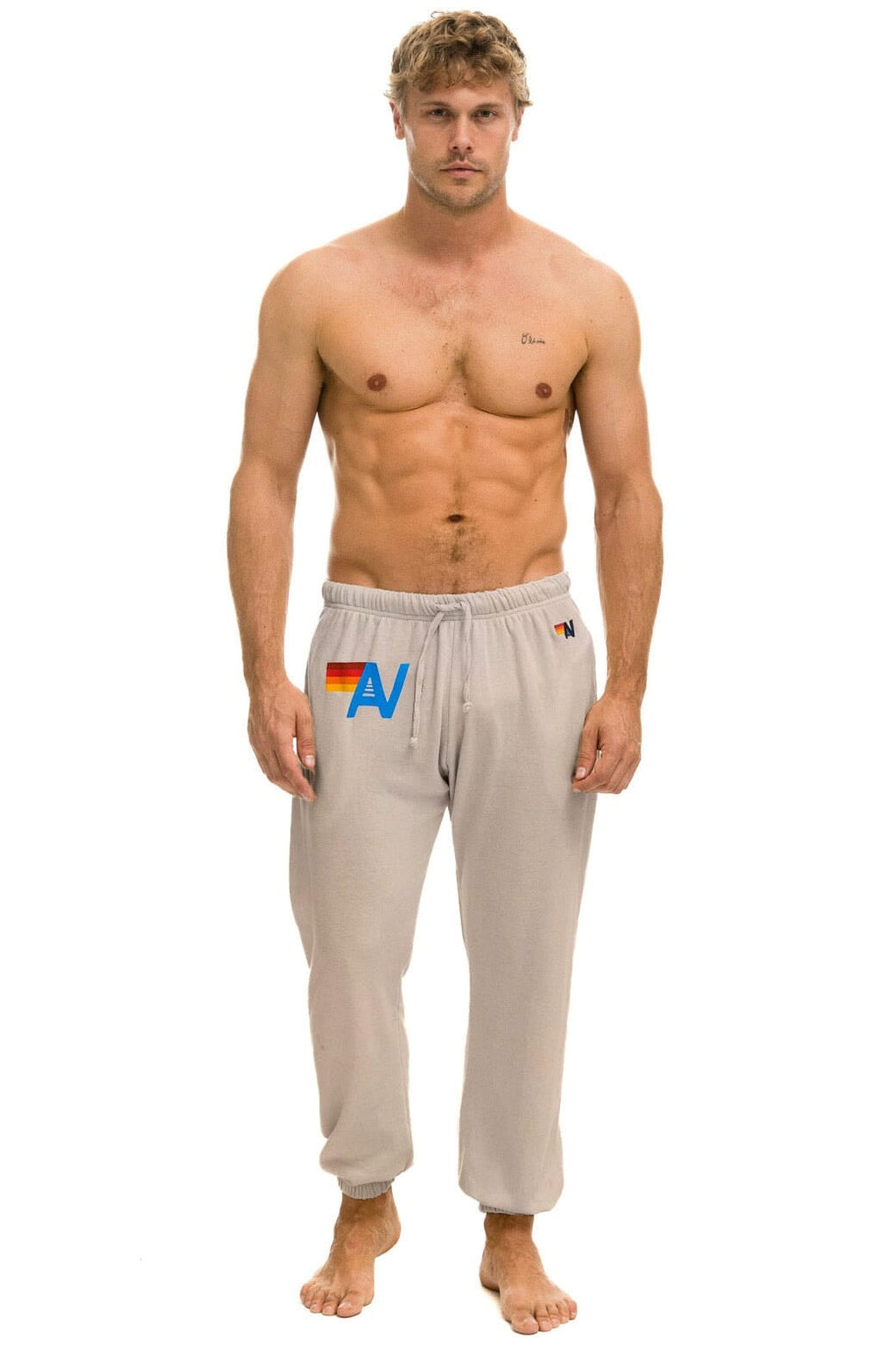 Retro LOGO SWEATPANTS - SAND