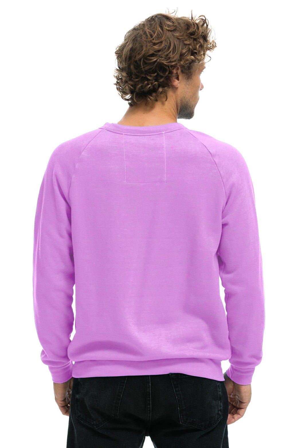 Retro LOGO SWEATSHIRT - NEON PURPLE
