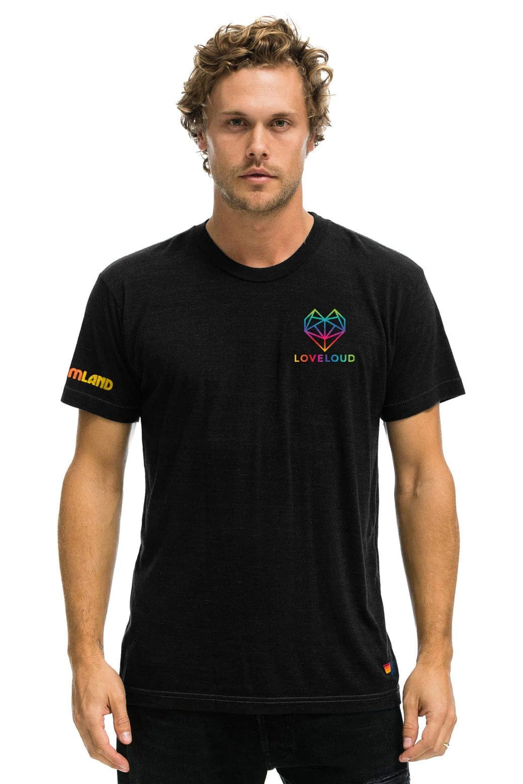 Retro LOVELOUD X DREAMLAND COLLABORATIVE TEE - BLACK