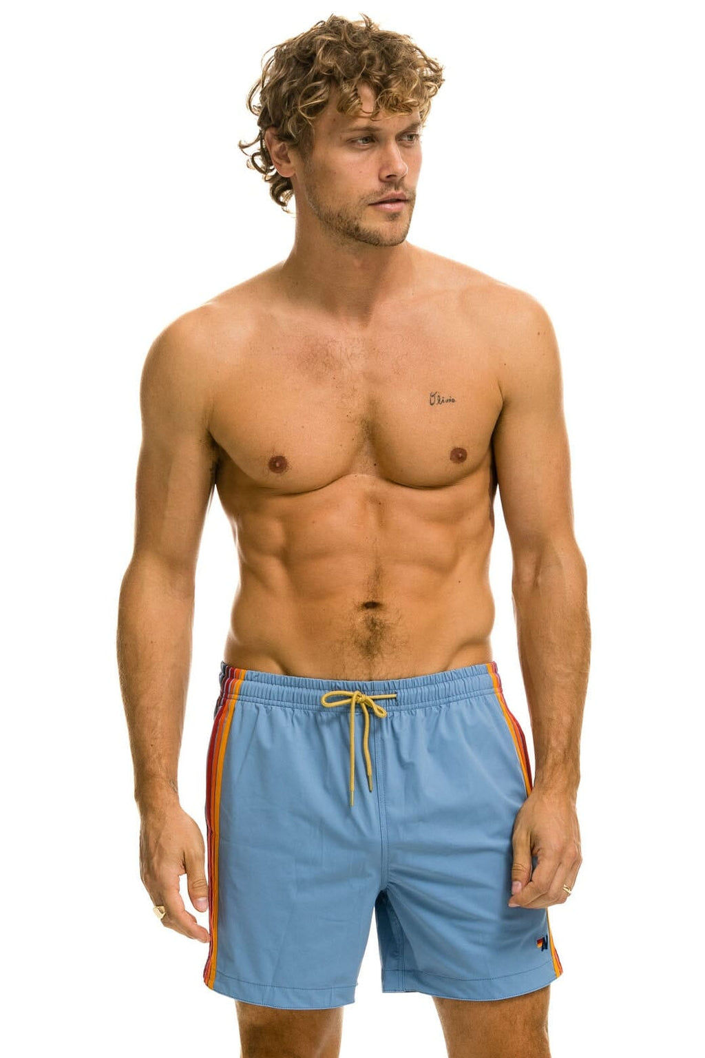 Retro MENS 5 STRIPE FLEX SHORTS - ISLANDA
