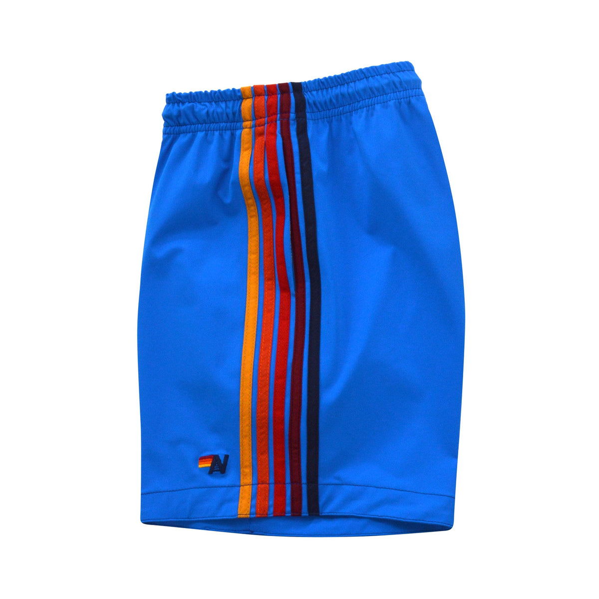 Retro MENS 5 STRIPE FLEX SHORTS - PARROT BLUE