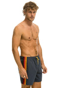 Retro MENS 5 STRIPE FLEX SHORTS - TITANIUM