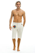 Retro AVIATOR NATION VENICE SWEATSHORTS - VINTAGE WHITE