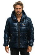 Retro BOLT LUXE TREKKER JACKET - GLOSSY NAVY