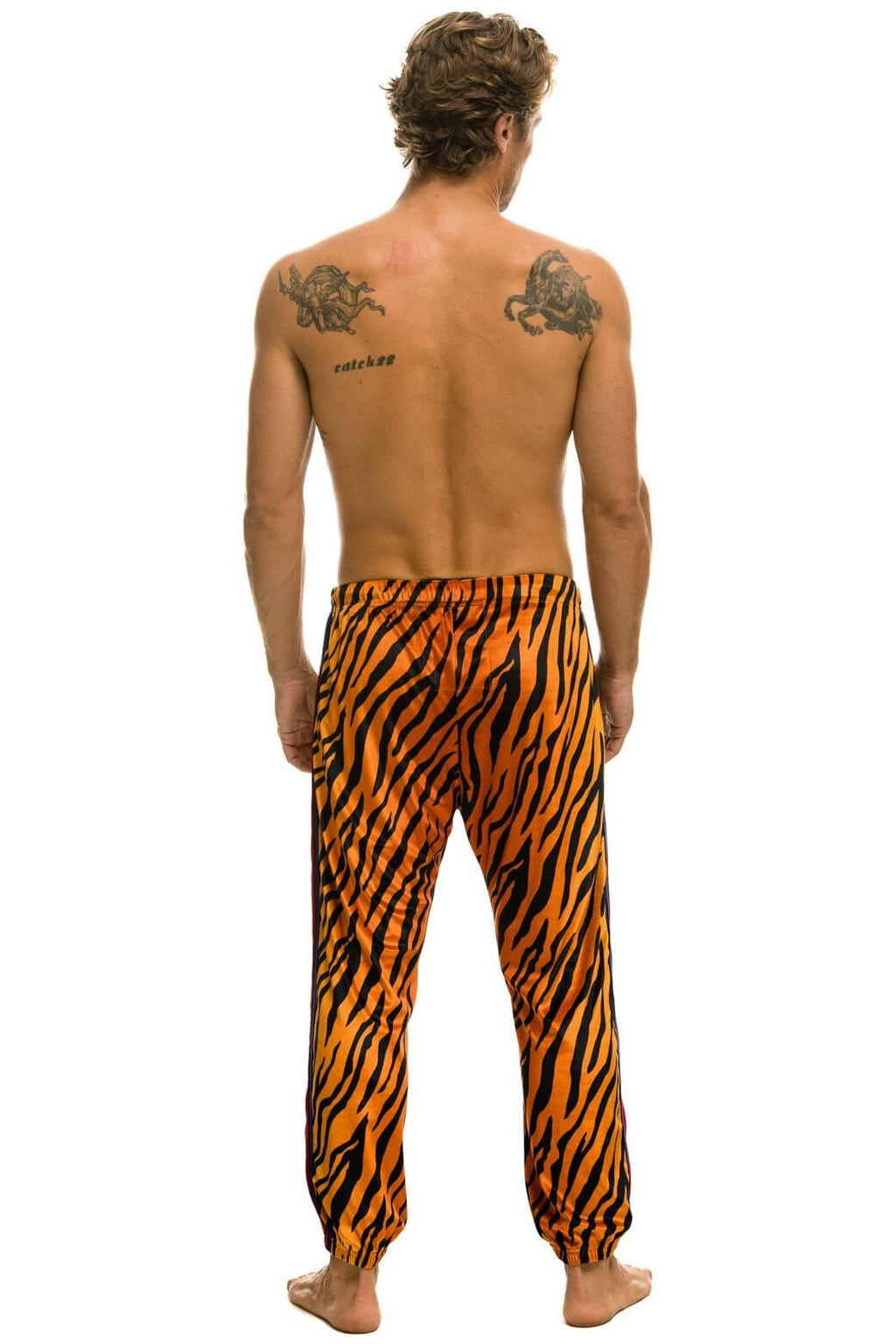 Retro CLASSIC VELVET SWEATPANTS - TIGER