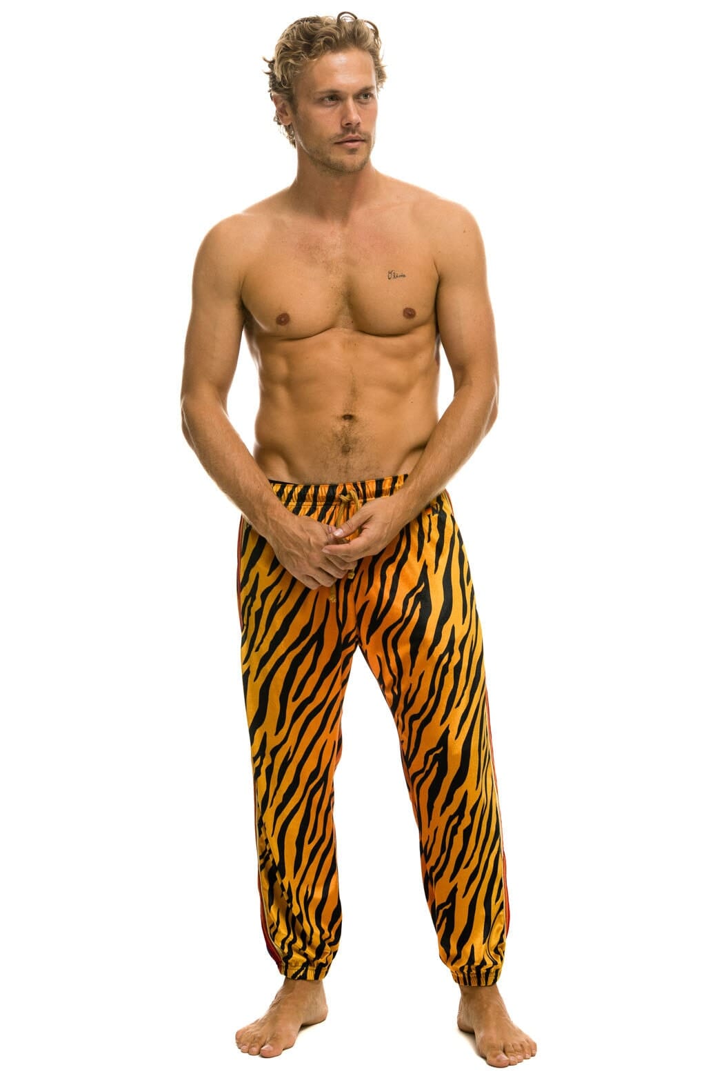 Retro CLASSIC VELVET SWEATPANTS - TIGER