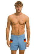Retro MENS HORIZONTAL 5 STRIPE FLEX SHORTS - ISLANDA